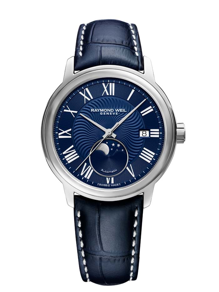 Raymond Weil Maestro Moon Phase Blue
