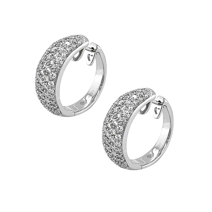 Christopher Scintiller Earrings White Gold